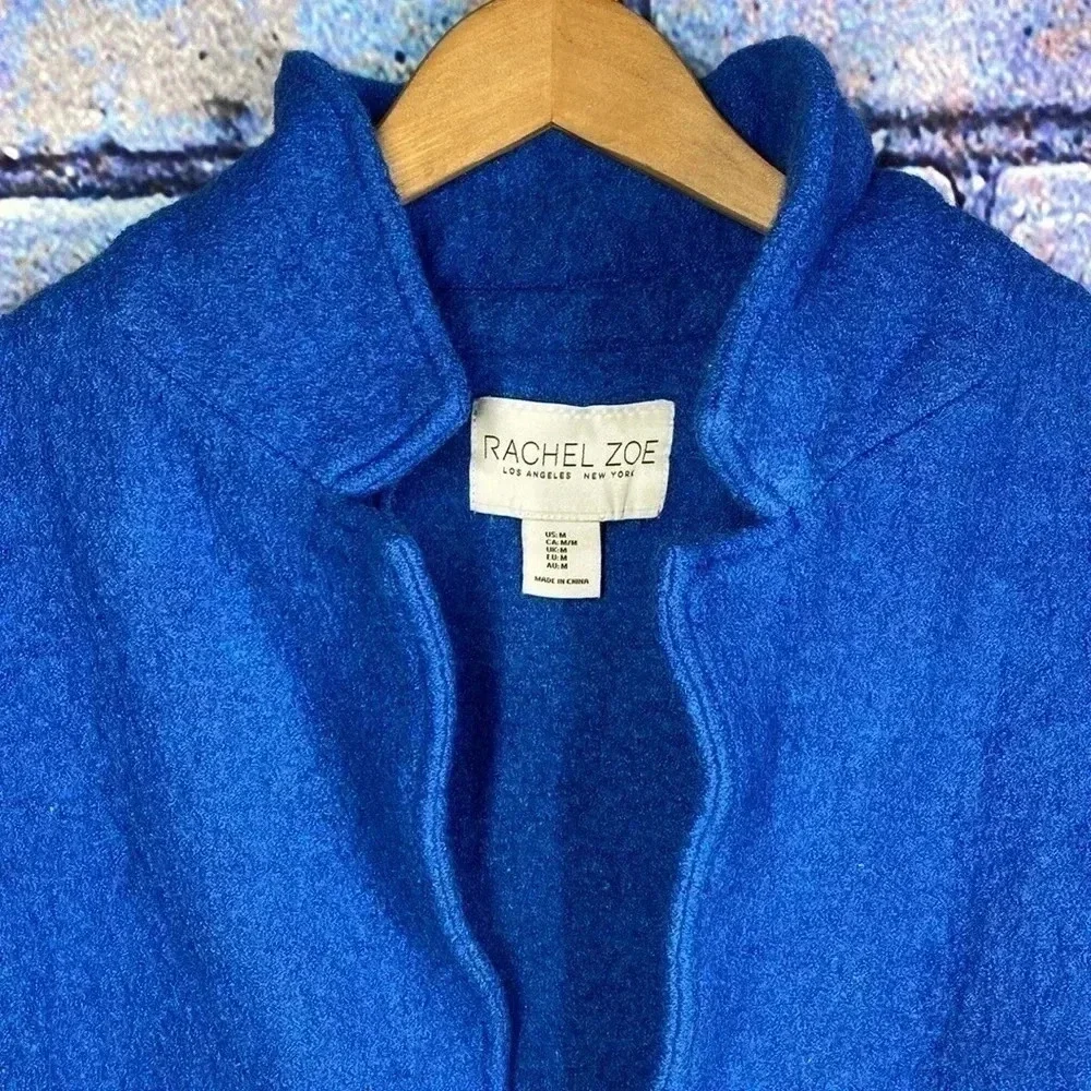 Rachel Zoe Los Angeles Women’s Blue Wool Jacket Medium